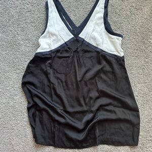 Elegant Black and White Women's Dress